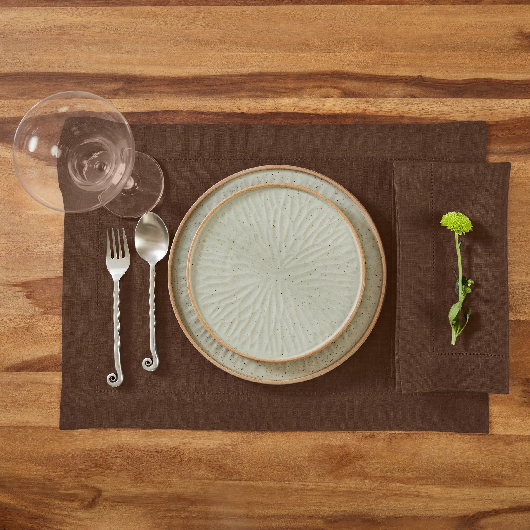 Premium Medium Weight Hemstitch Napkins - 12-Pack White Linen Dinner Napkins for Formal Dining, Weddings & Special Occasions