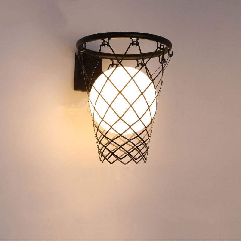 Kids Basketball Wall Light - LED Night Light for Boys & Girls Room Decor - Perfect for Bedroom, Nursery, and Playroom Lighting