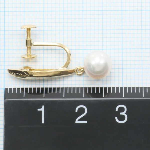 18K Yellow Gold Pearl Earrings for Women – Elegant & Timeless Pearl Stud Earrings – Perfect for Weddings, Parties & Special Occasions