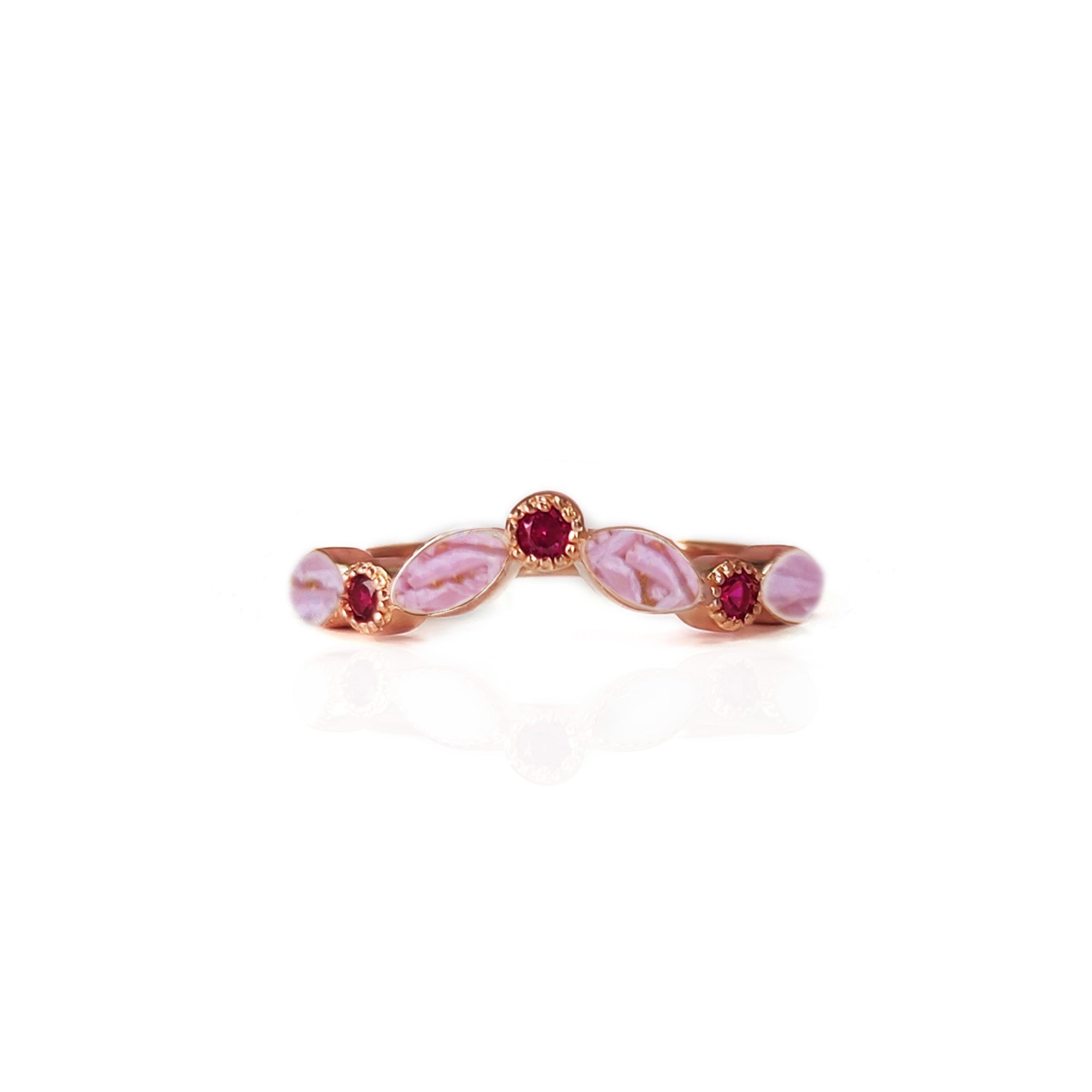 Celestial Embrace Birthstone Pregnancy Test Cap Ring - Elegant Keepsake for Baby Announcements & Gender Reveals | Perfect Gift for Expecting Moms