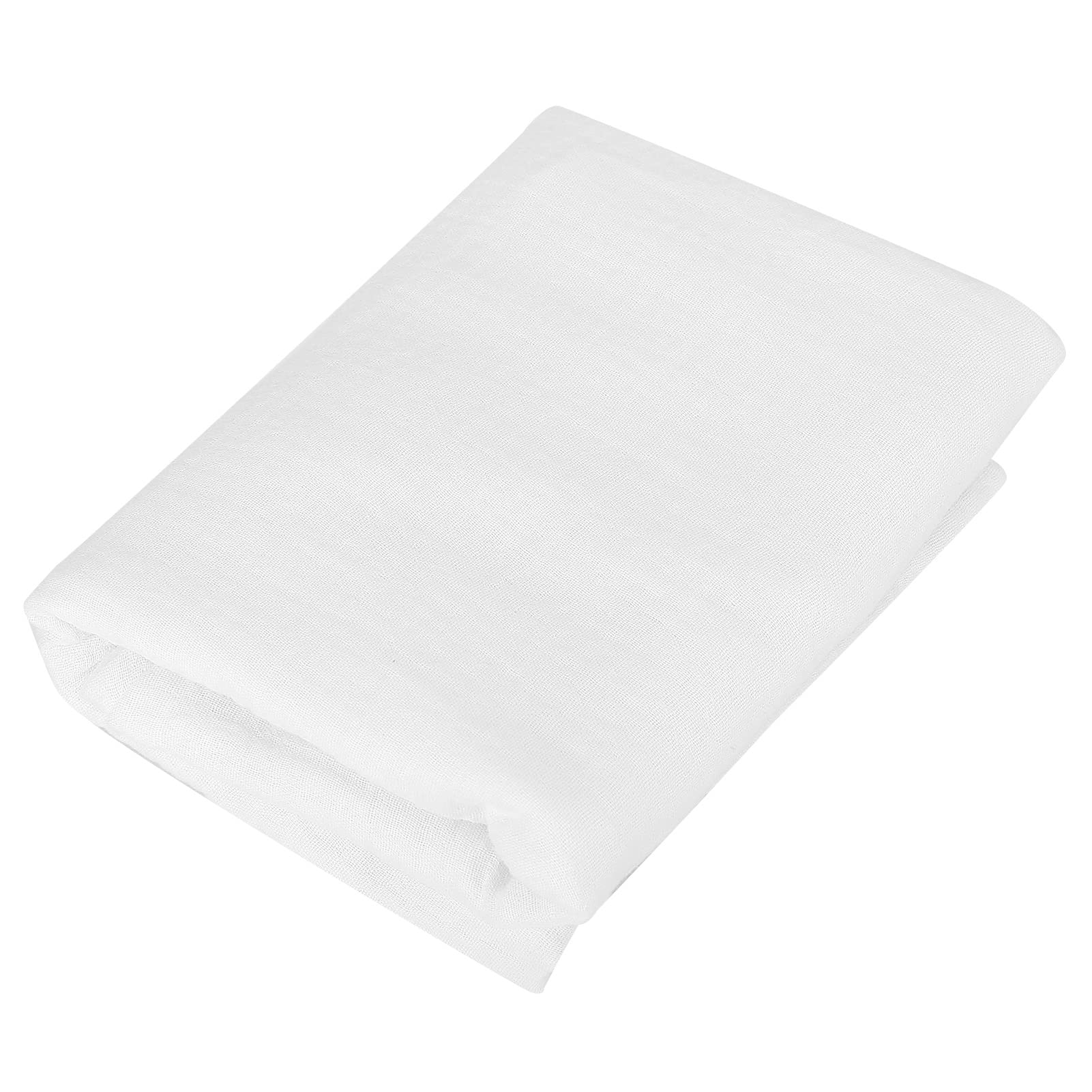 Baby Lounger Slipcover - Double Layer Soft Cotton Newborn Lounger Cover for Infant Bed & Bassinet | Breathable & Washable | Perfect for Nursery, Daycare & Travel (White)
