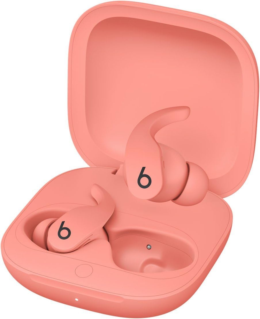Beats Fit Pro True Wireless Noise Cancelling Earbuds - Coral Pink (Renewed) | Premium Sound Quality, Secure Fit for Workouts & Running | Perfect for Gym, Commuting & Travel