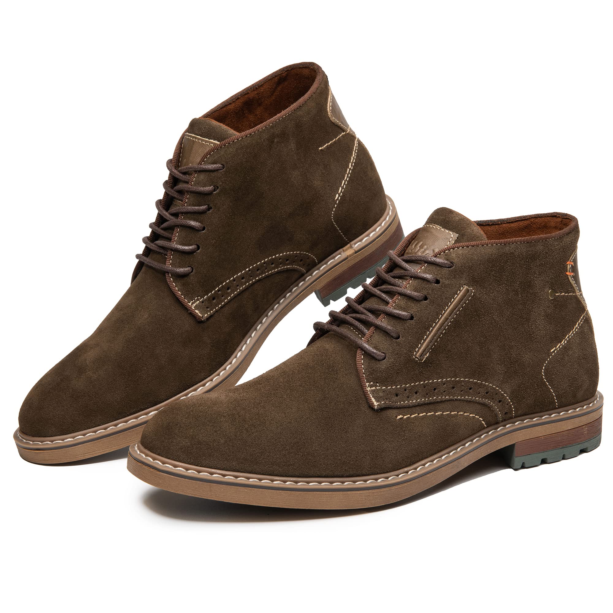 Arkbird Men's Leather Oxford Dress Boots - Waterproof & Comfortable Formal Boots for Business, Office & Wedding Occasions