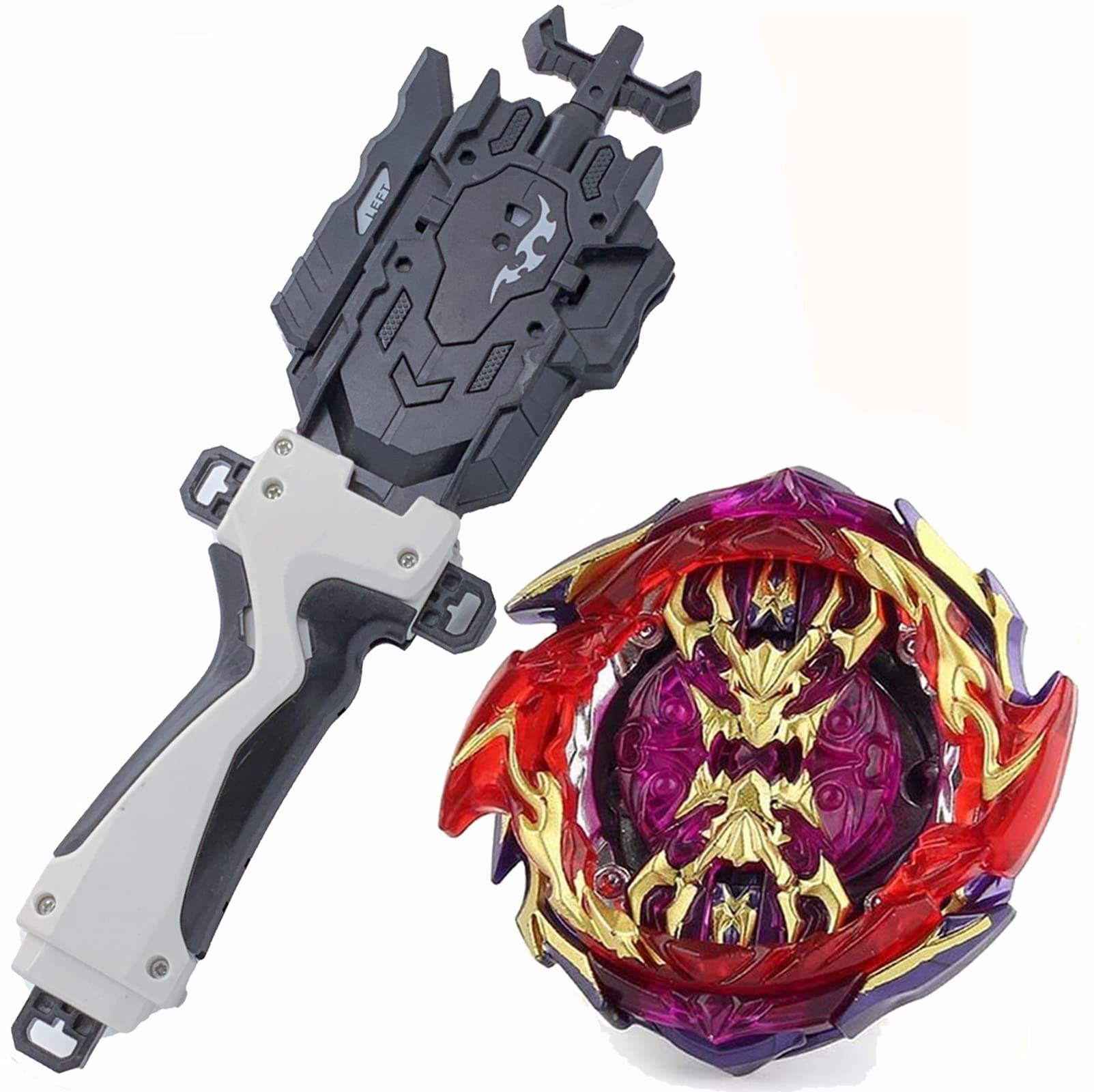 Metal Fusion Beyblade Burst Evolution B-157 Booster Bigbang Genesis 0.Ym Battle Top Toy Set with Left & Right Spin String Launcher - Competitive Spinning Top Game for Kids & Collectors - Perfect for Tournaments, Birthday Gifts & STEM Learning