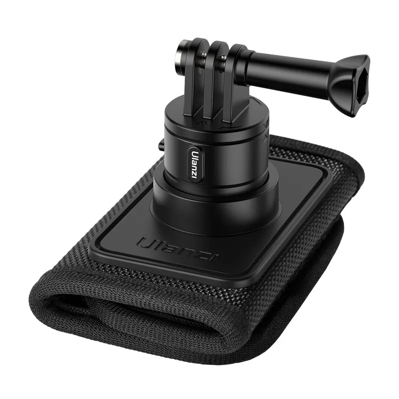 Ulanzi CO62 Go Quick II Magnetic Backpack Clip Mount for GoPro Hero 11/10/9/8/7, DJI Osmo Action - Secure Hands-Free Vlogging While Hiking, Cycling & Outdoor Adventures (Model C064GBB1)