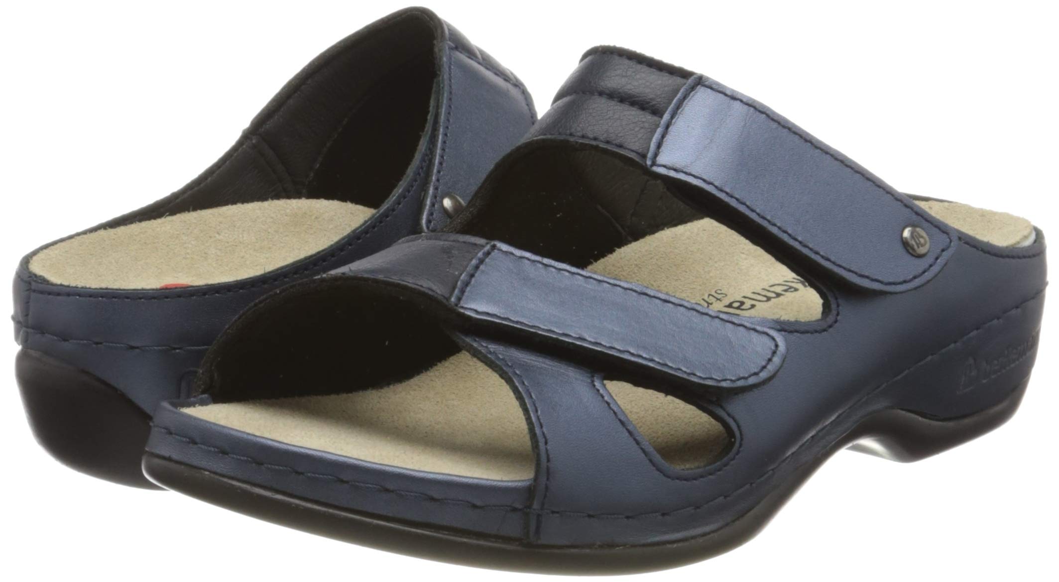 Berkemann Women's Comfortable Slip-On Mules - Soft Cushioned Footbed, Lightweight & Breathable - Perfect for Home, Office, and Casual Outings