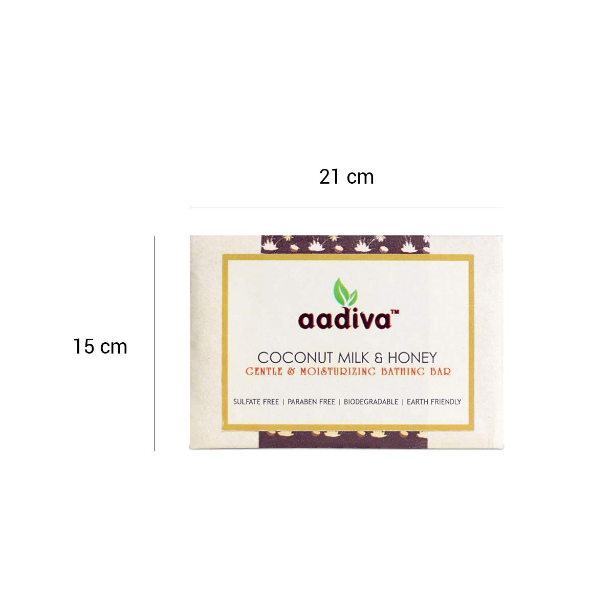 Organic Coconut Milk & Honey Ayurvedic Soap Bar - Sulfate Free, Paraben Free, Handmade 100g for Sensitive Skin & Natural Glow | Perfect for Daily Cleansing & Relaxing Bath Time
