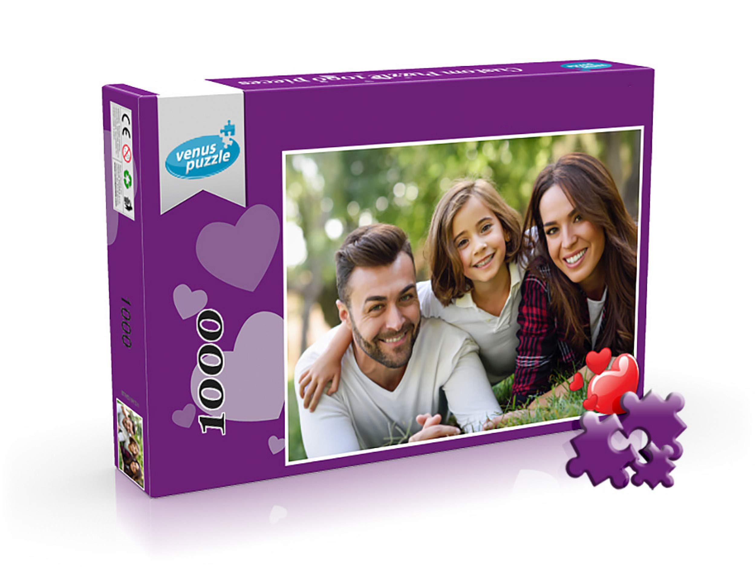 Custom 1000-Piece Photo Puzzle - Personalized Jigsaw Puzzle with Your Own Picture - Perfect for Gifts, Family Activities & Home Decor