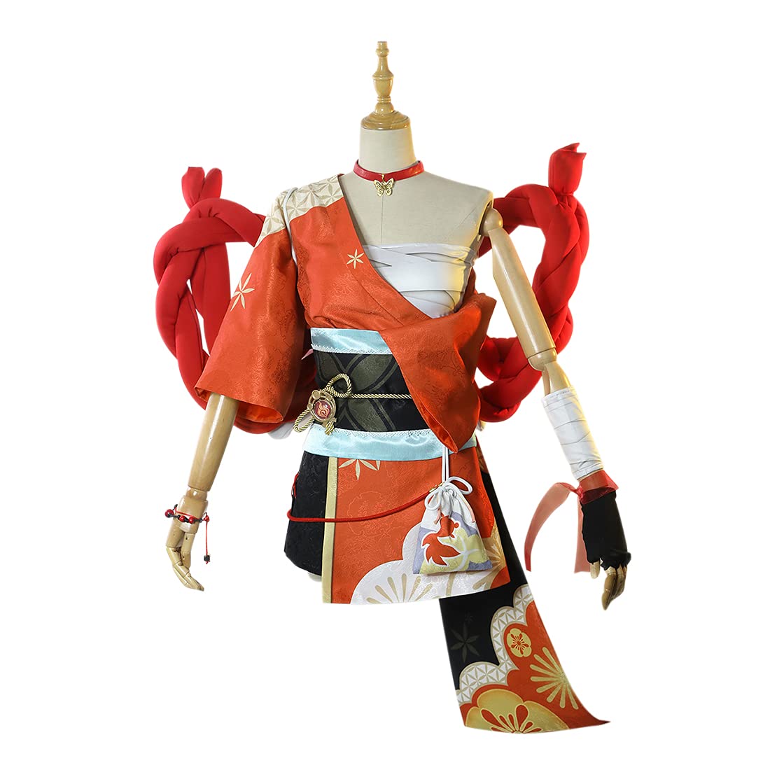 Genshin Impact Yoimiya Cosplay Costume for Women - Full Set Halloween Anime Outfit | Perfect for Conventions, Cosplay Events & Themed Parties