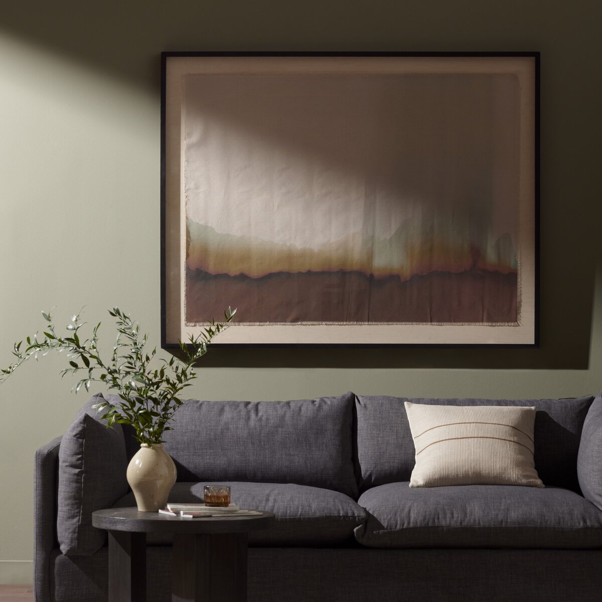Abstract Ombre 02 Art Print by Roseanne Kenny - Modern Wall Decor for Living Room, Bedroom & Office
