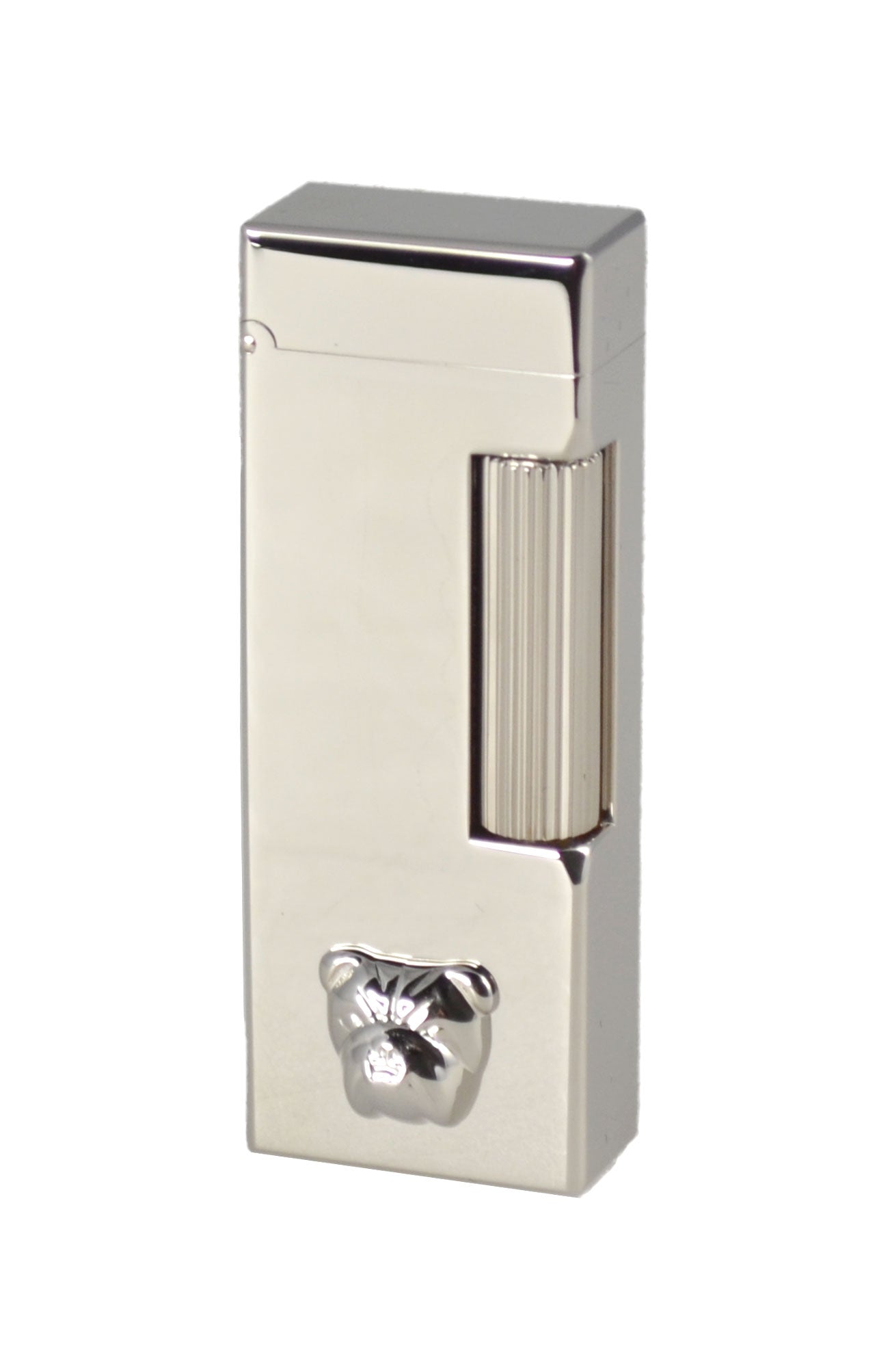 Dunhill Rollagas Bulldog Facet Palladium Cigar Lighter - Premium Luxury Cigar Accessory for Smoking Enthusiasts | Perfect for Gifts, Collectors & Special Occasions