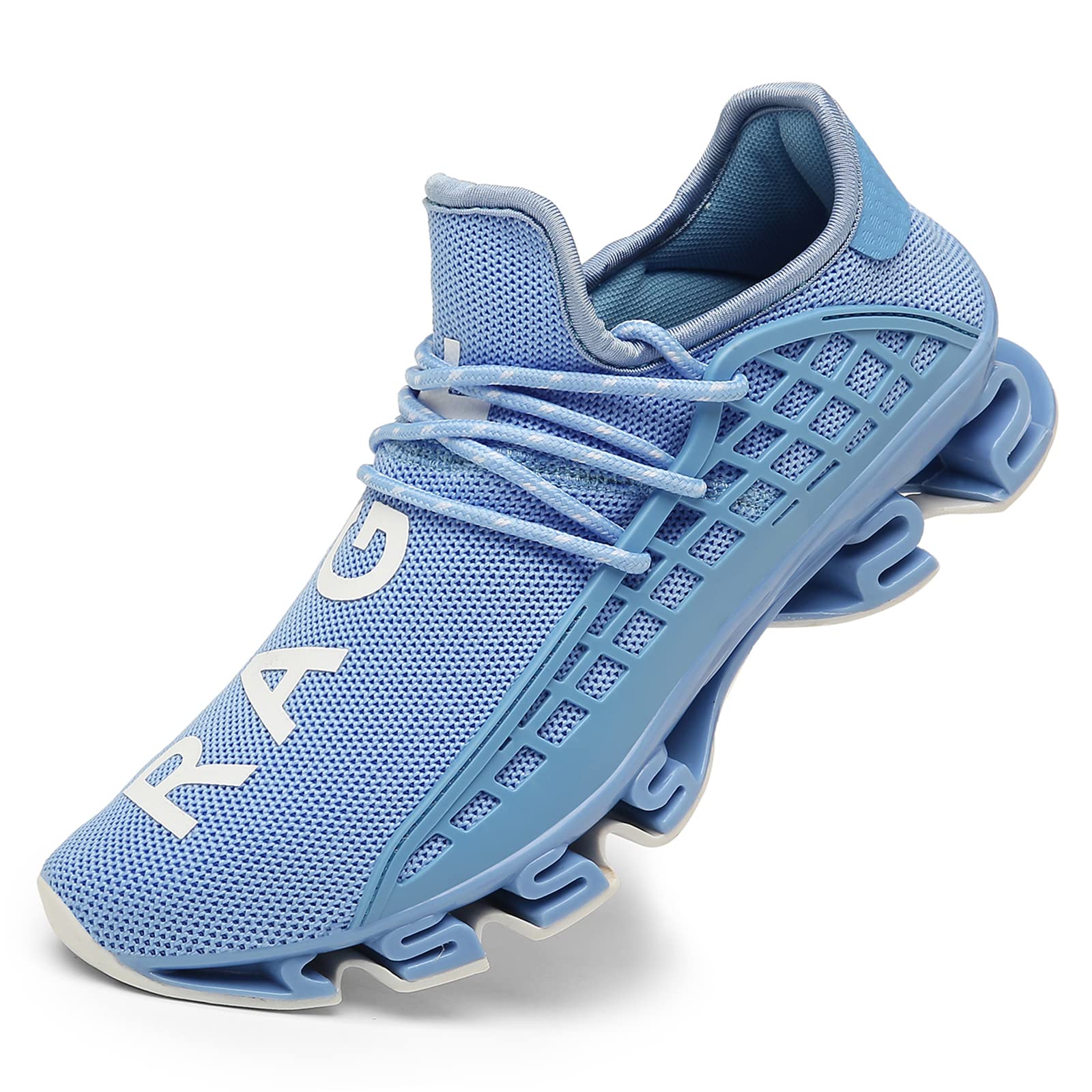 DUORO Men's Athletic Running Shoes - Non-Slip Blade Design for Road Running, Tennis & Walking | Lightweight Sport Sneakers for Gym, Workout & Daily Wear