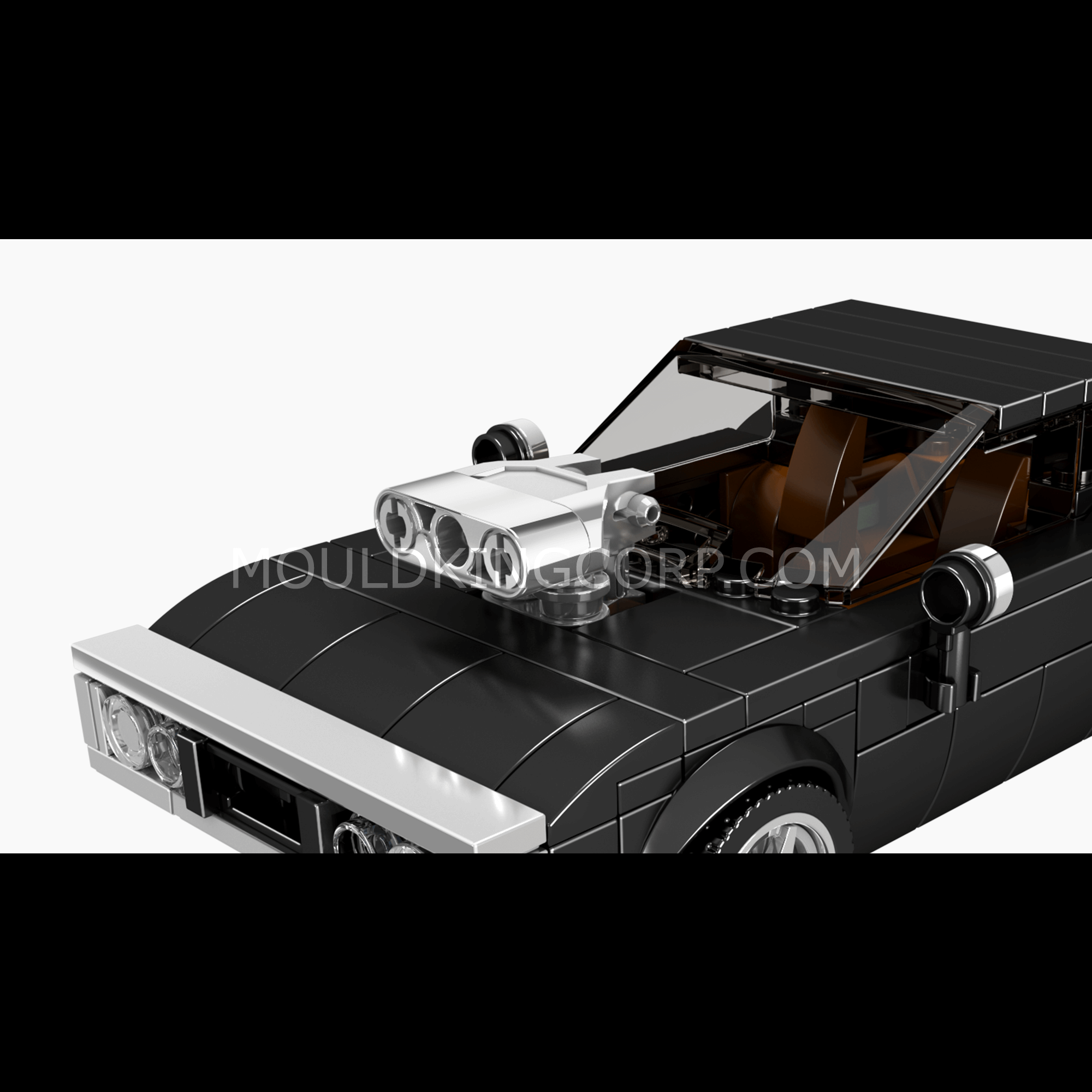 Mould King 27049 RT NARC Police Car Building Set - 346 Pcs STEM Toy for Kids & Adults | Creative Gift for Car Lovers, Birthday & Christmas | Fun DIY Project for Home & Office Display