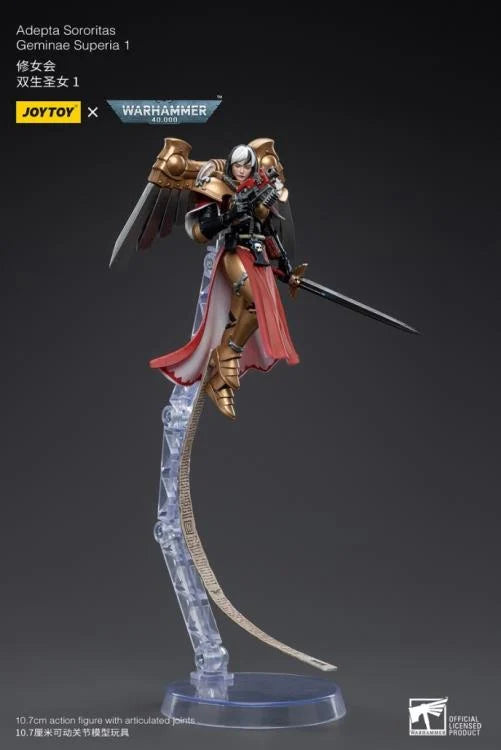 JOYTOY Warhammer 40k Adepta Sororitas Geminae Superia Action Figure - Collectible Miniature for Tabletop Gaming & Display