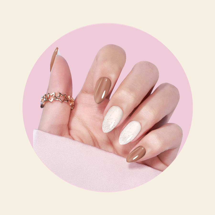 Semi Cured Gel Nail Stickers - Majestic Collection | DIY Salon-Quality Nails at Home | Perfect for Parties, Weddings & Everyday Wear
