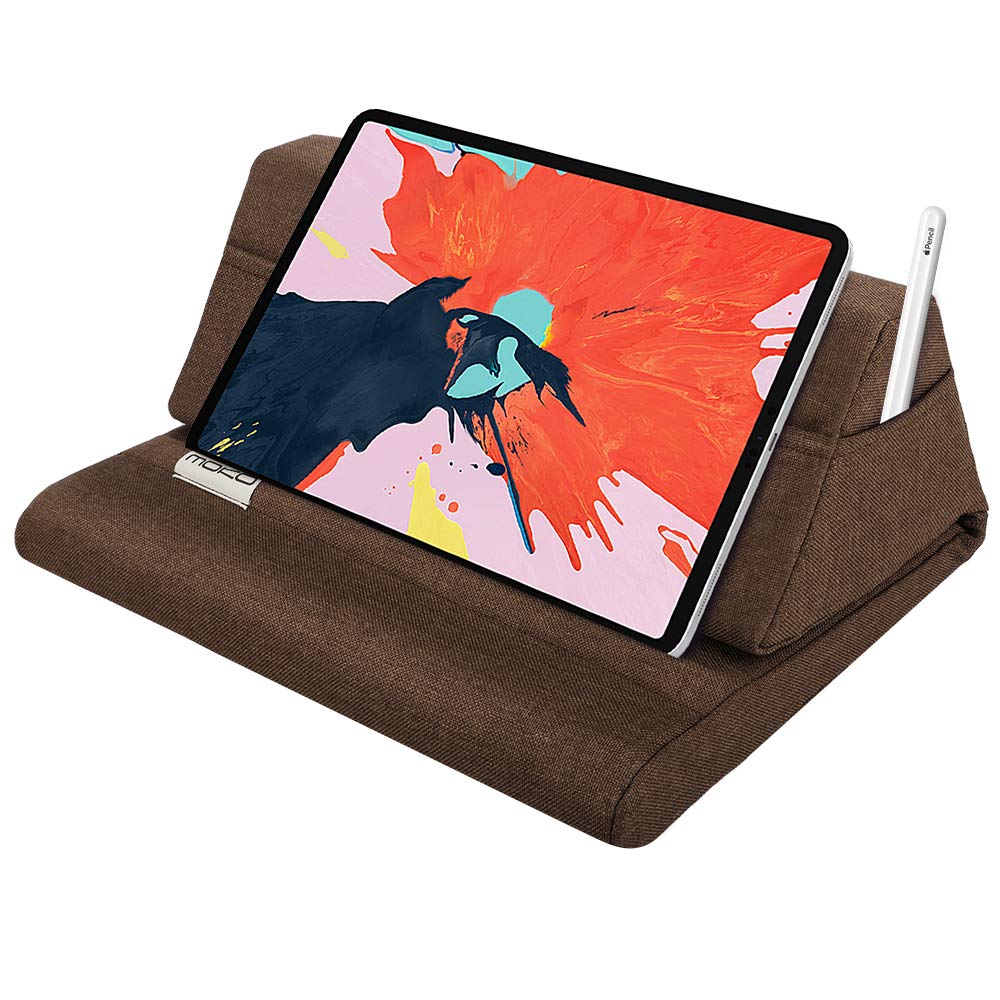 MoKo Tablet Pillow Stand - Soft Adjustable Bed Pillow Holder for iPad 10th Gen, iPad Pro 11 (2022), iPad Air 4/3, iPad Mini 5/4, Galaxy Tab S9/S9+ (Up to 11