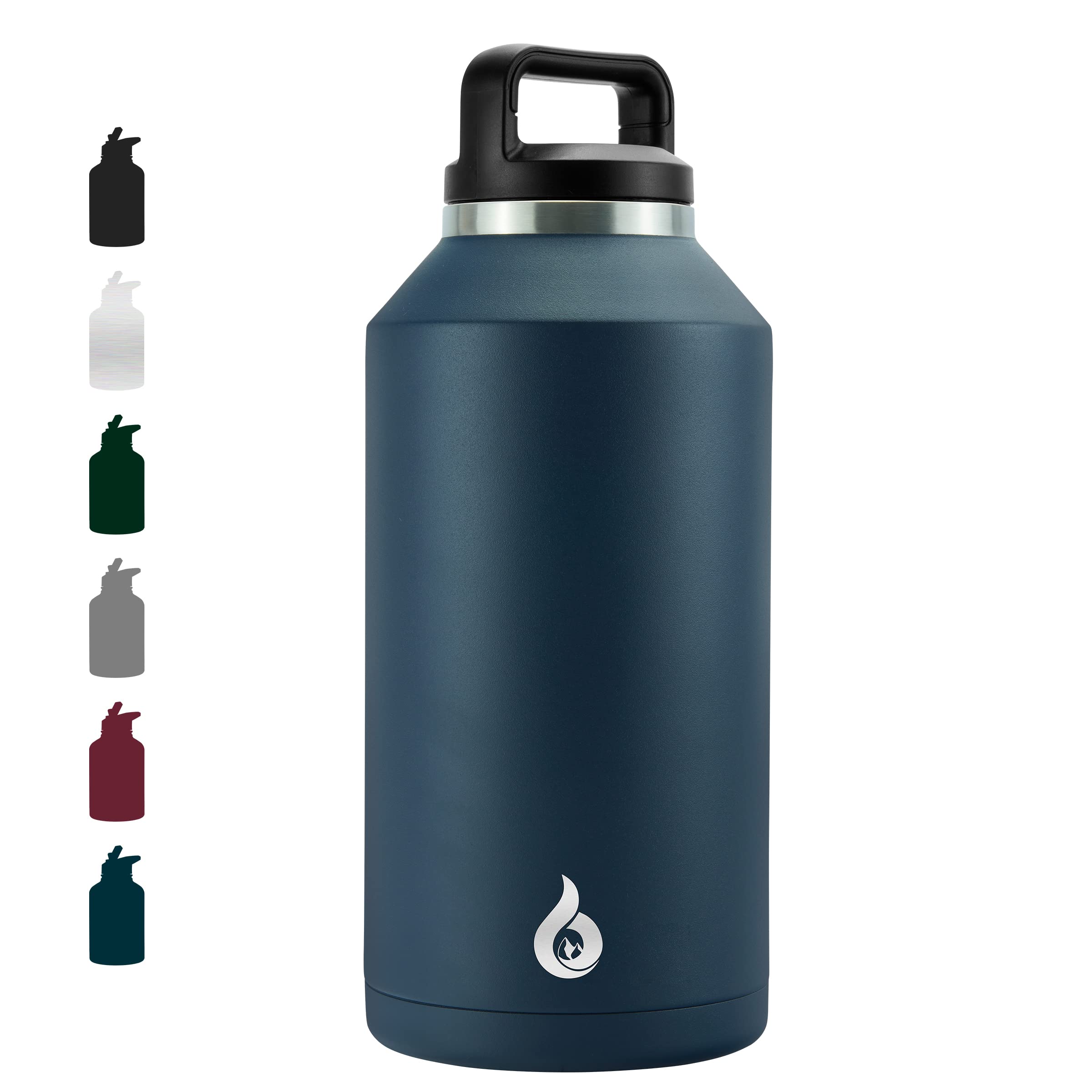 Insulated 64oz Stainless Steel Water Bottle - Leakproof, BPA-Free for Sports & Outdoors