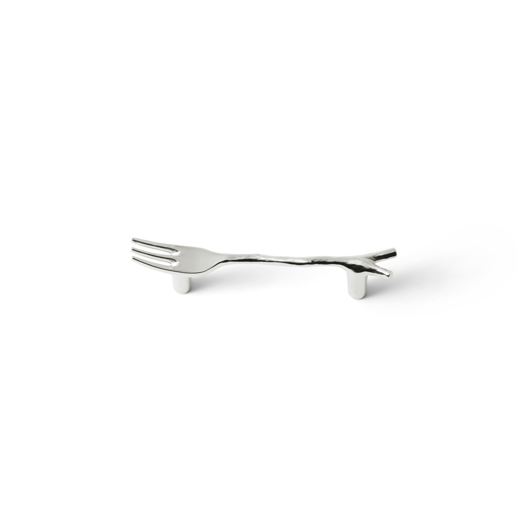 Gold Tone Fork Pull - Elegant and Durable Kitchen Utensil for Serving and Garnishing - Perfect for Dinner Parties, Buffets, and Fine Dining Presentation