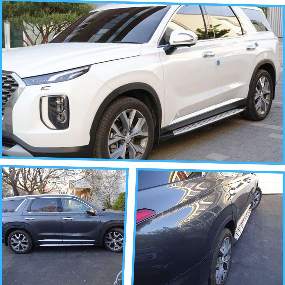 2024 Hyundai Palisade Side Steps Running Boards - Heavy Duty Nerf Bars for 2019-2025 Models | Off-Road Protection & Easy Entry Accessories