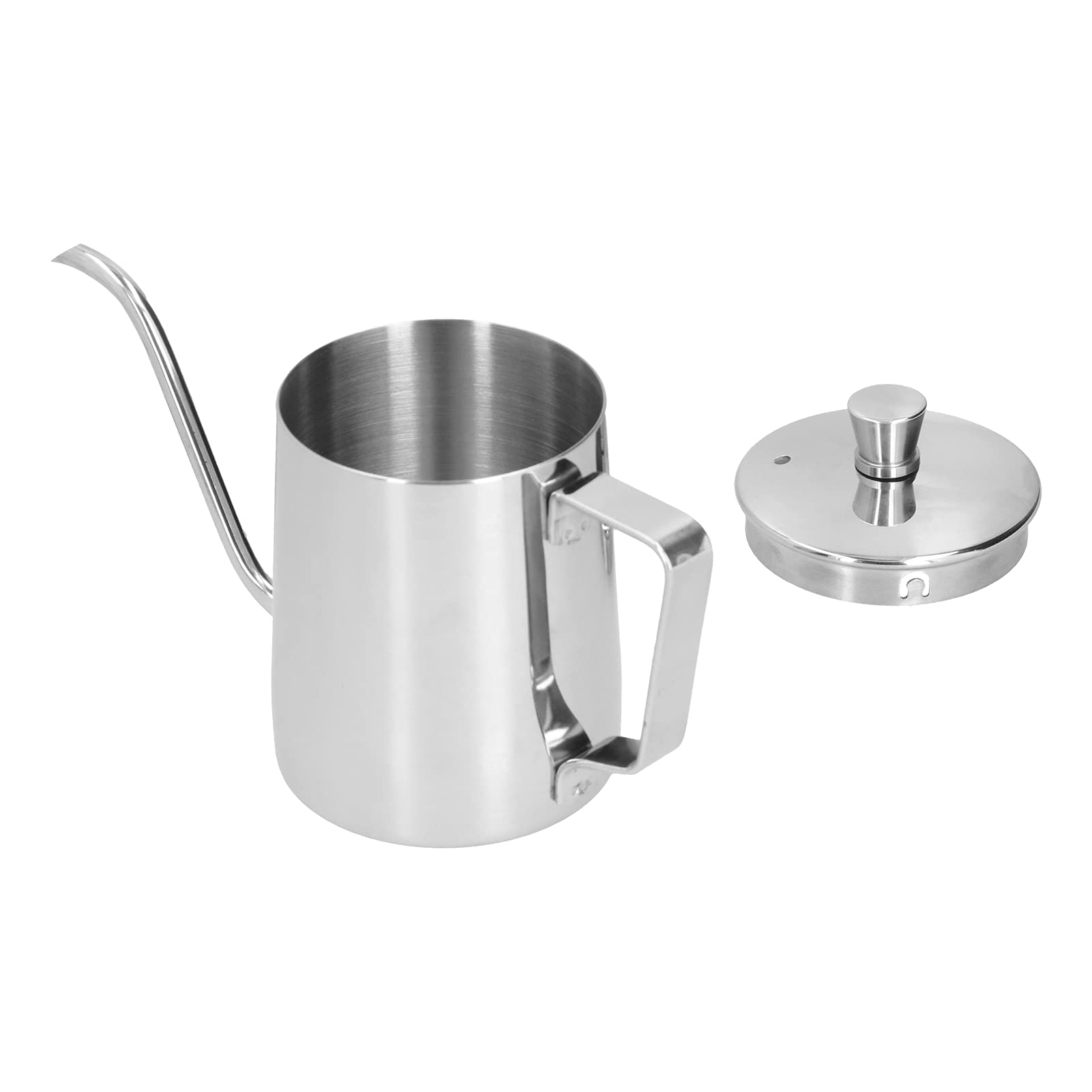 Portable 350ml Stainless Steel Coffee Server with Lid - Durable Multifunctional Coffee Pot for Home, Office & Living Room - Perfect for Camping, Travel and Daily Use