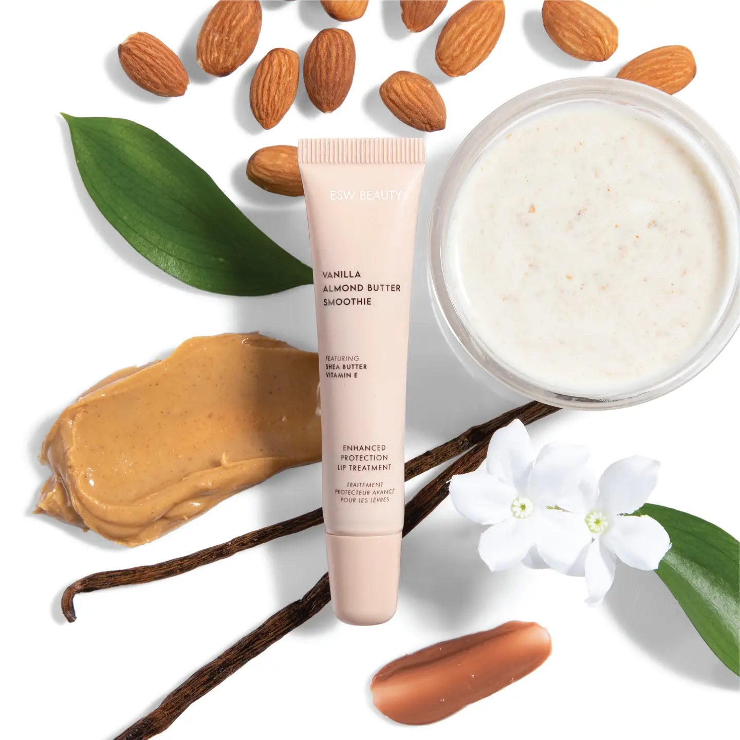 Freyja Vanilla Almond Butter Lip Balm - Natural Moisturizing Lip Treatment for Dry & Chapped Lips - Perfect for Winter Skincare & Daily Hydration