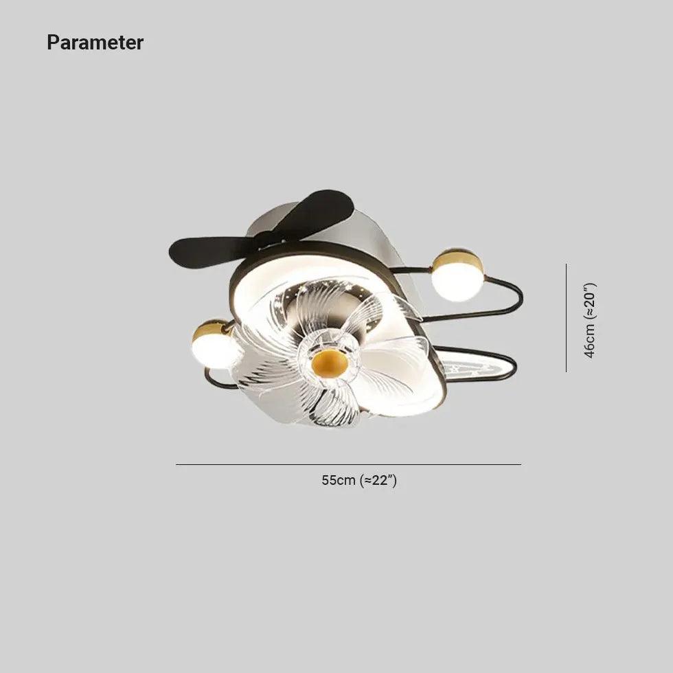 Modern Ceiling Fan with LED Lights - 3 Speed Remote Control, Quiet Reversible Motor - Perfect for Bedroom, Living Room & Office (52 Inch, Brushed Nickel)