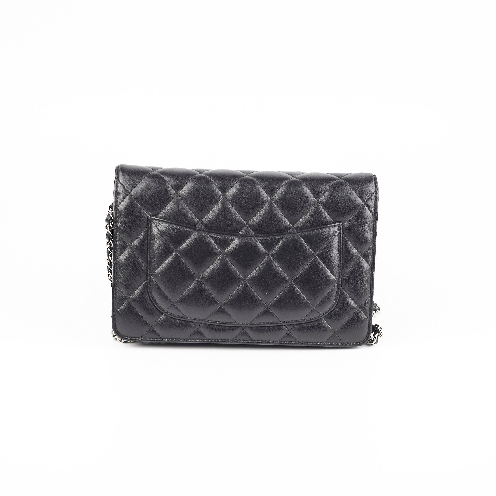 Chanel Lambskin Black Wallet On Chain WOC - Luxury Crossbody Bag for Women, Perfect for Evening Parties & Daily Use