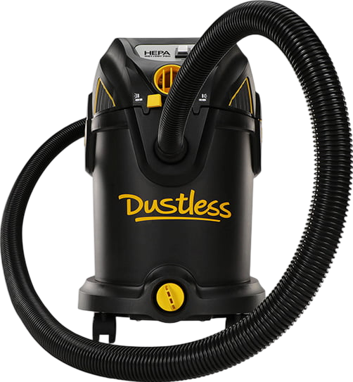 Dustless HEPA Wet+Dry Pro Vacuum Cleaner - 8 Gallon Capacity for Home, Workshop & Construction Site | Powerful Suction for Wet/Dry Messes, Dust Collection & Debris Cleanup