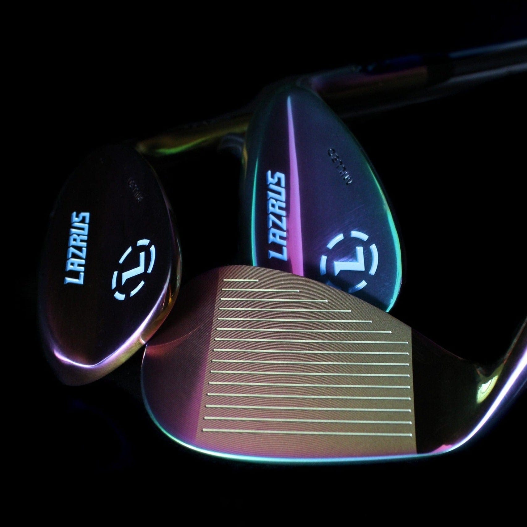 Lazrus Premium Forged Golf Wedges Set - 52° Gap, 56° Sand & 60° Lob Wedge (Right/Left Hand) | High Performance Golf Clubs for Short Game & Bunker Shots