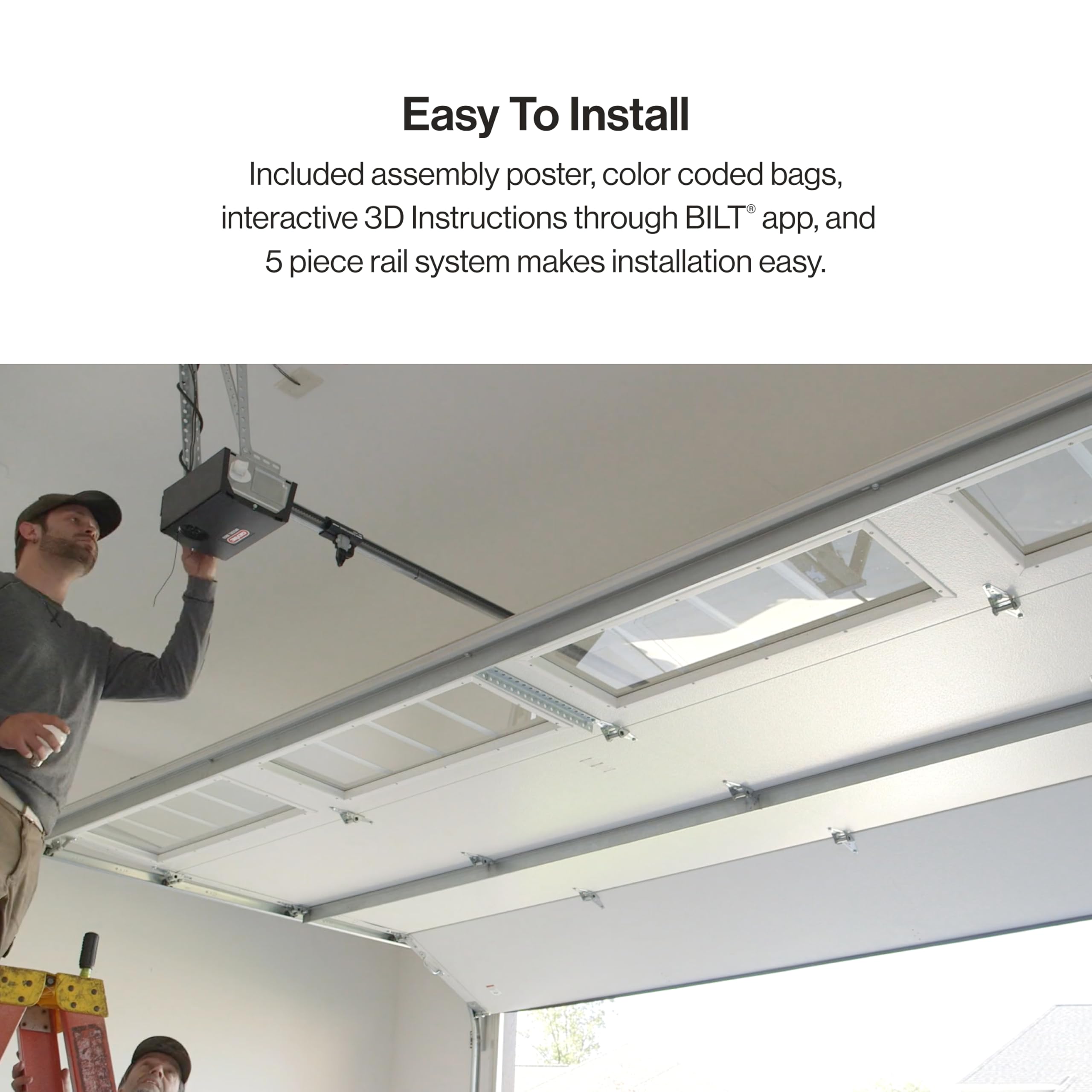 Genie StealthDrive 7155 Smart Garage Door Opener with Belt Drive & Smartphone Control - Quiet, Reliable & Secure - Perfect for Smart Homes & Family Safety