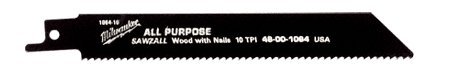 CRL Milwaukee 6-Inch 10 TPI Jig Saw Blades - Premium High-Speed Steel Cutting Blades for Wood, Plastic & Metal - Perfect for DIY Projects, Carpentry & Home Renovations