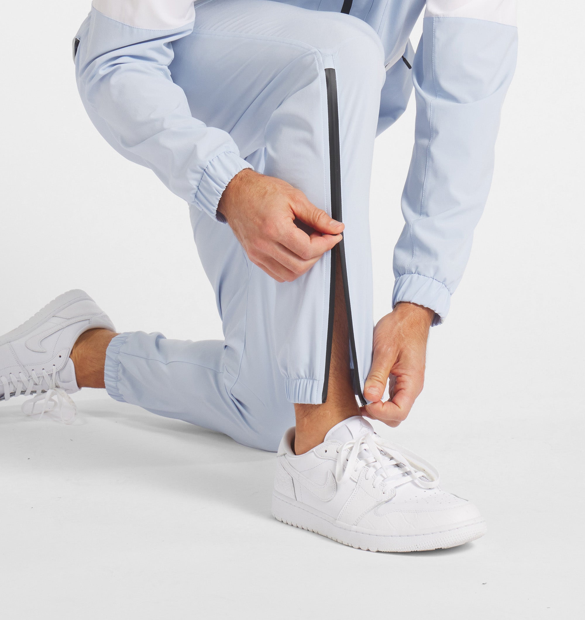 UNRL DWR Track Pants for Men - Waterproof & Breathable Joggers for Running, Hiking & Outdoor Activities