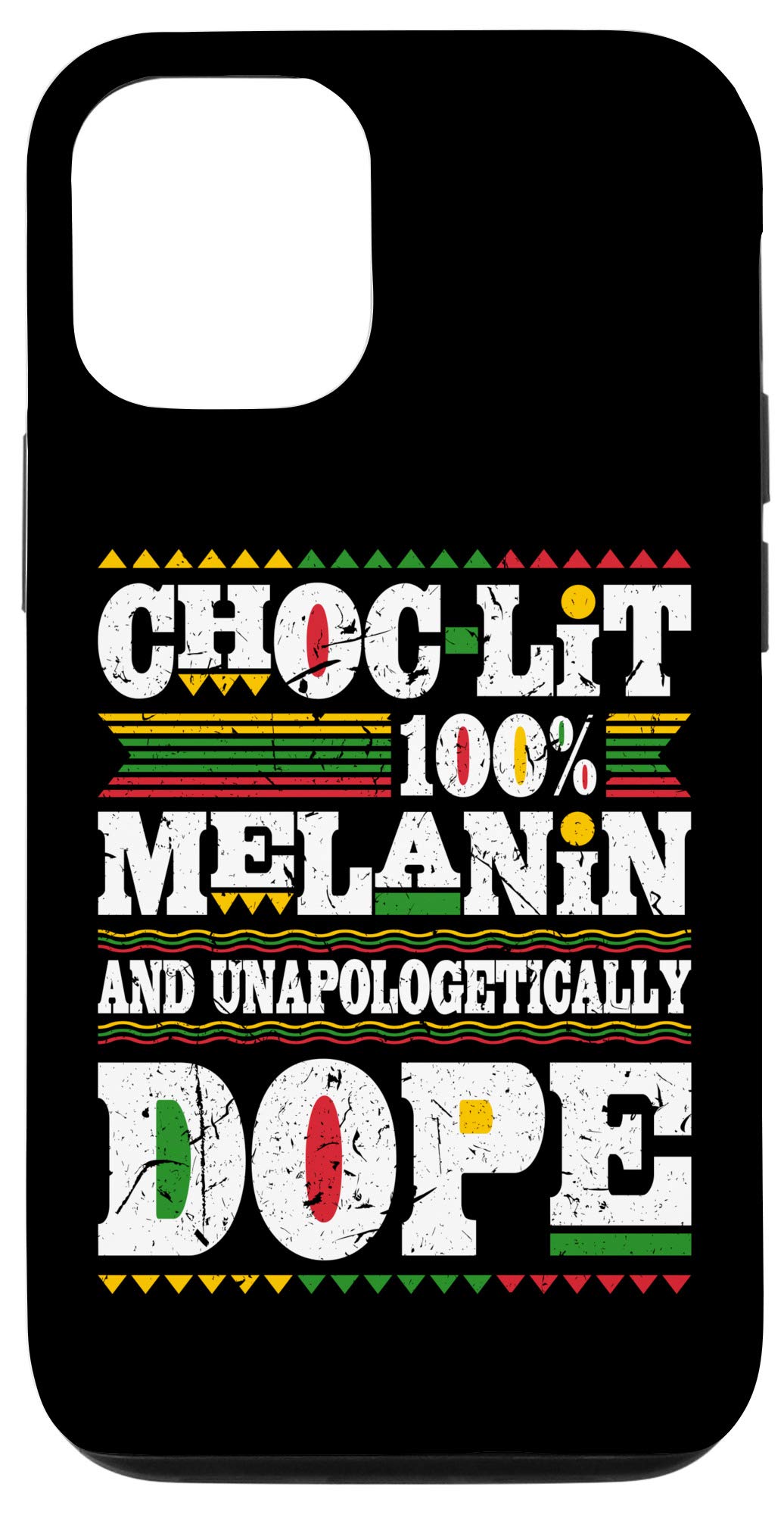 iPhone 12/12 Pro Case - 100% Melanin African Girl Design - Stylish & Protective Phone Cover for Women - Perfect for Everyday Use, Work & Social Events