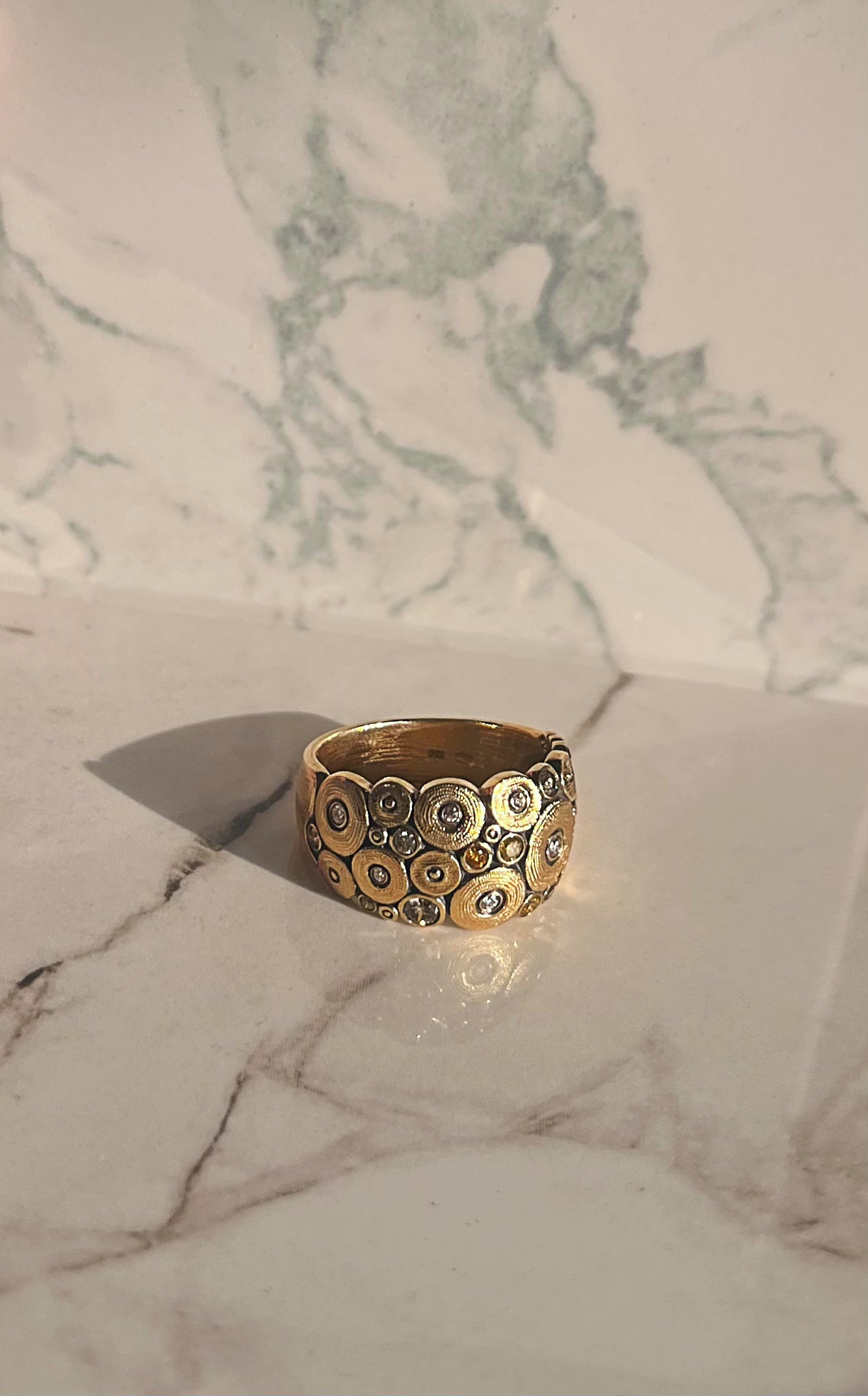 Alex Sepkus Ocean Ring R 110 - Handcrafted Sterling Silver Wave Design Jewelry for Women | Perfect for Beach Weddings, Anniversary Gifts & Everyday Elegance