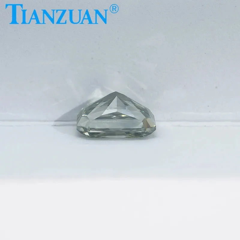 1.2ct VS1 Lab Grown CVD Radiant Cut Fancy Vivid Green Diamond - GEMID Certified 2EX Loose Gemstone for Engagement Rings & Jewelry Making