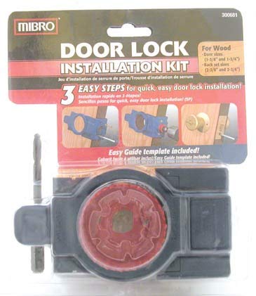 Mibro 300681 Door Lock Installation Kit - Complete Hardware Set for Deadbolt & Knob Locks - Perfect for Home Security, DIY Projects & Door Replacement
