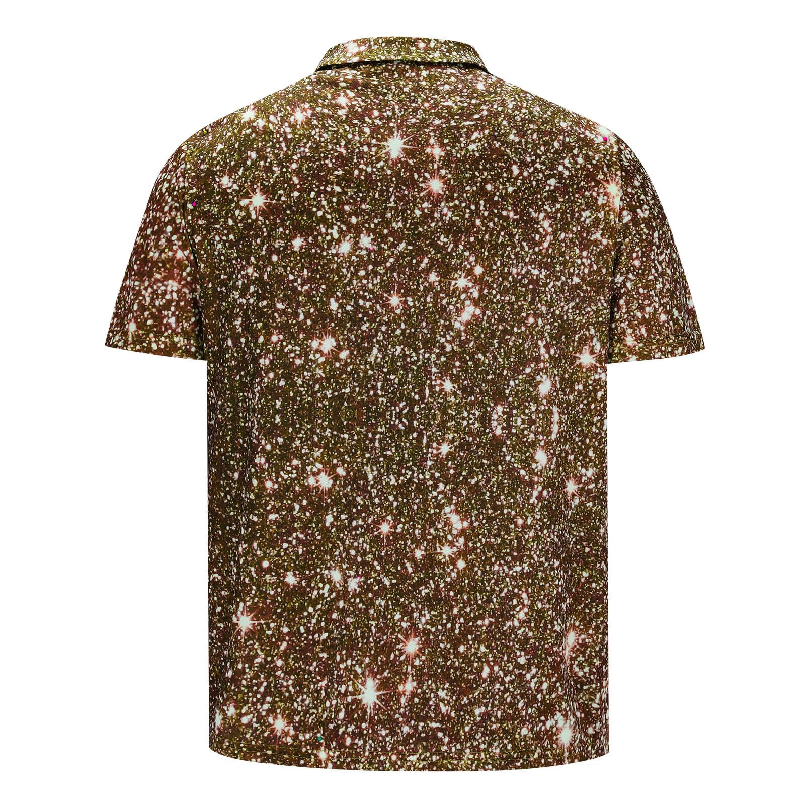 Men's Printed Polo Shirts - Short Sleeve Casual T-Shirts for Summer, Golf & Work | Breathable Fashion Tops 2024 | Perfect for Office, Outdoor & Weekend Wear