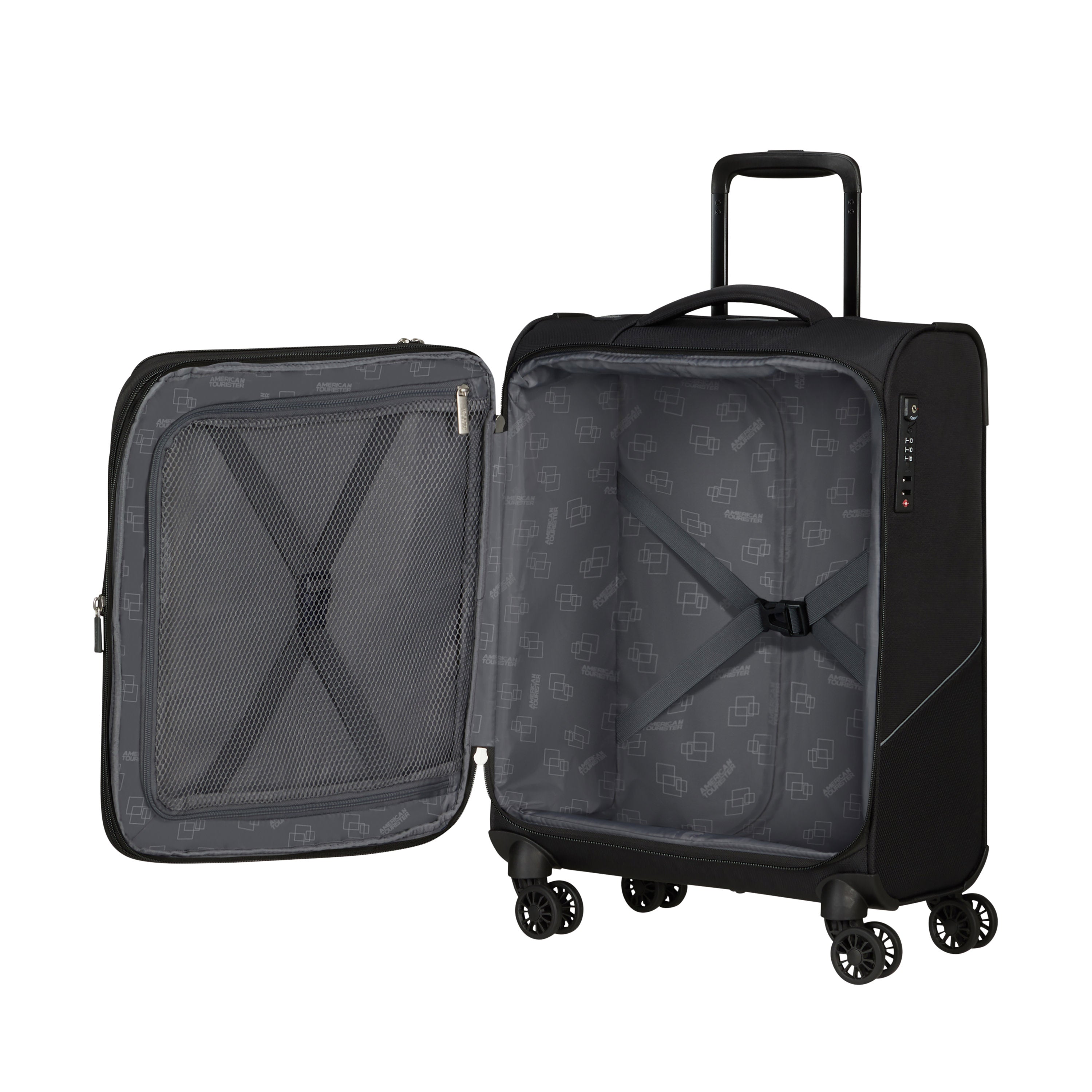 American Tourister Summerride Expandable Spinner Carry On Luggage - Lightweight 20