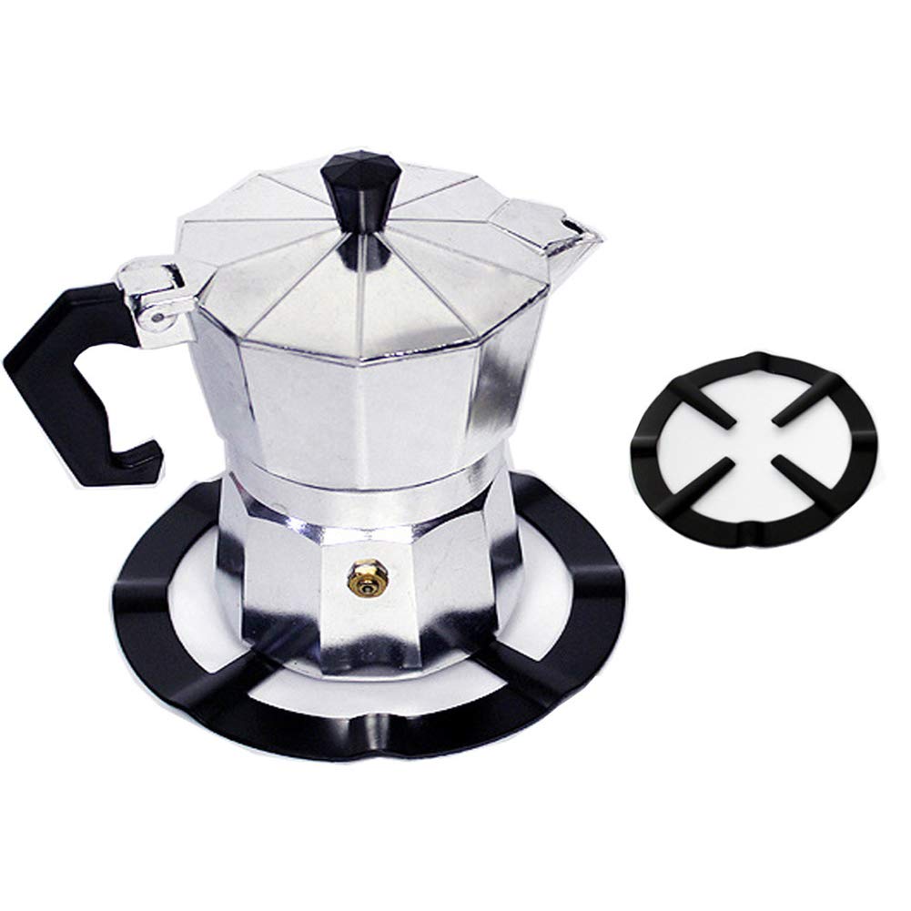 Walbest Stove Top Coffee Maker Reducer - Metal Stove Top Reducer Support for Coffee Pots & Simmer Rings - Durable Kitchen Tool for Brewing & Cooking - Perfect for Camping, Home & Outdoor Use