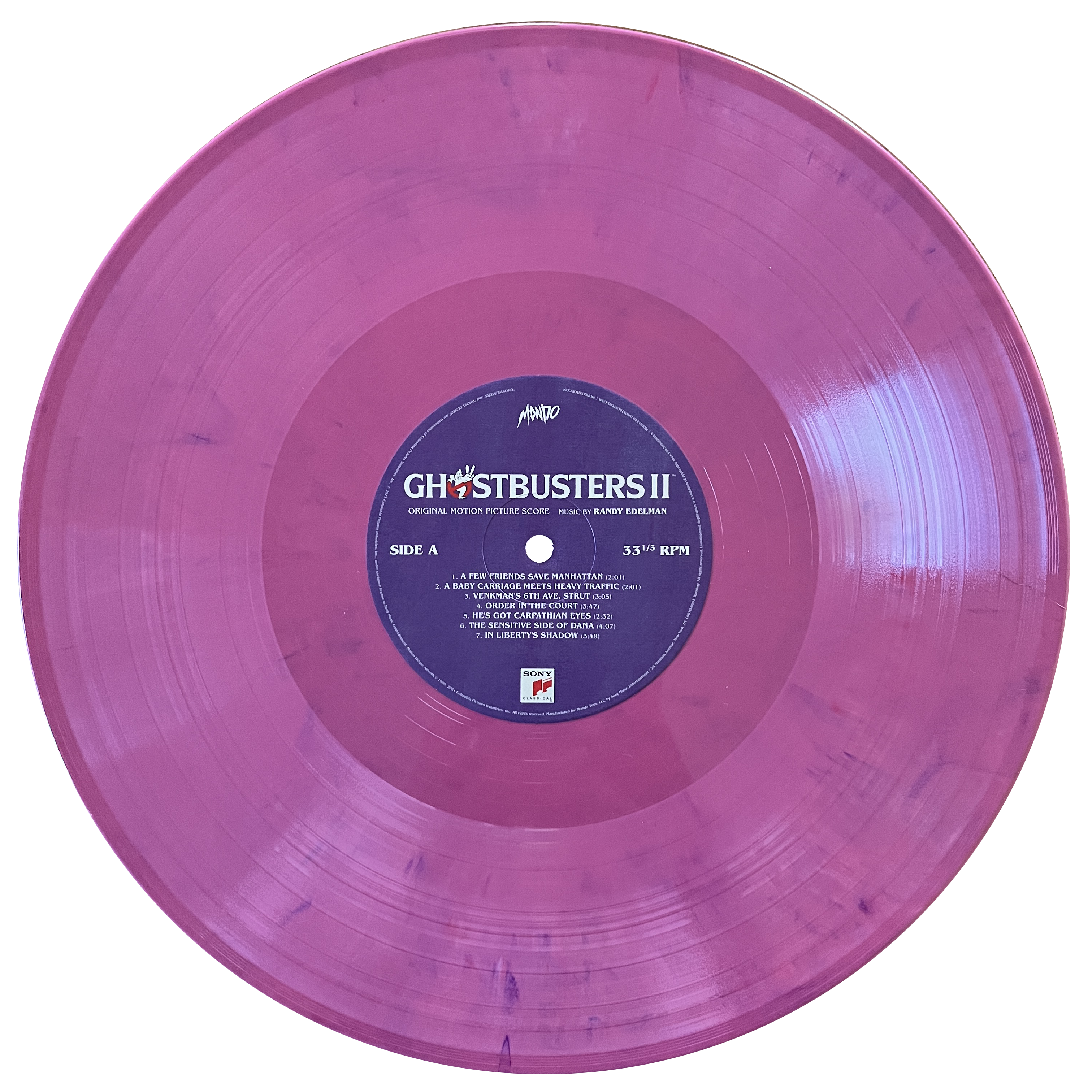 180 gram Pink Slime Vinyl