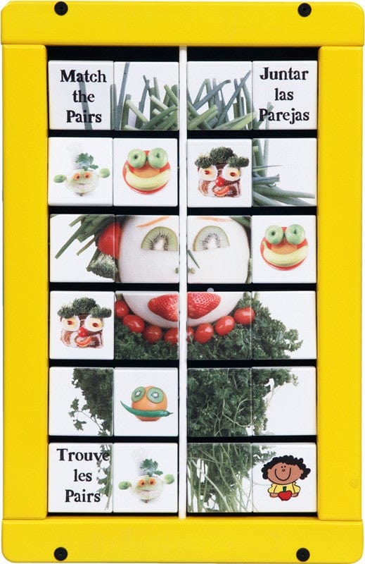 Educational Food Matching Activity Wall Panel for Kids - Fun Learning Toy for Preschool & Kindergarten Classrooms