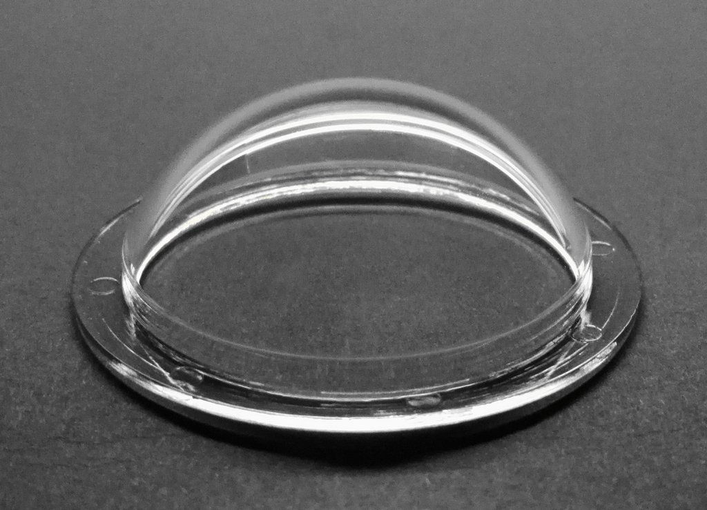 JMX 1.8 Inch Transparent Acrylic/PC CCTV Camera Dome Cover - Weatherproof Security Camera Housing for Outdoor Surveillance, Skylight Window Protection & Pet Dog Fence Monitoring (Ideal for Home, Office & Business Security Systems)