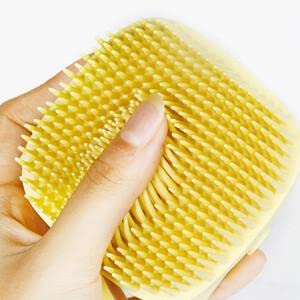 Premium Silicone Body Scrubber & Shampoo Dispenser Bath Brush - Exfoliating Massage Bath Tool for Men & Women | Perfect for Shower, Spa & Deep Cleaning