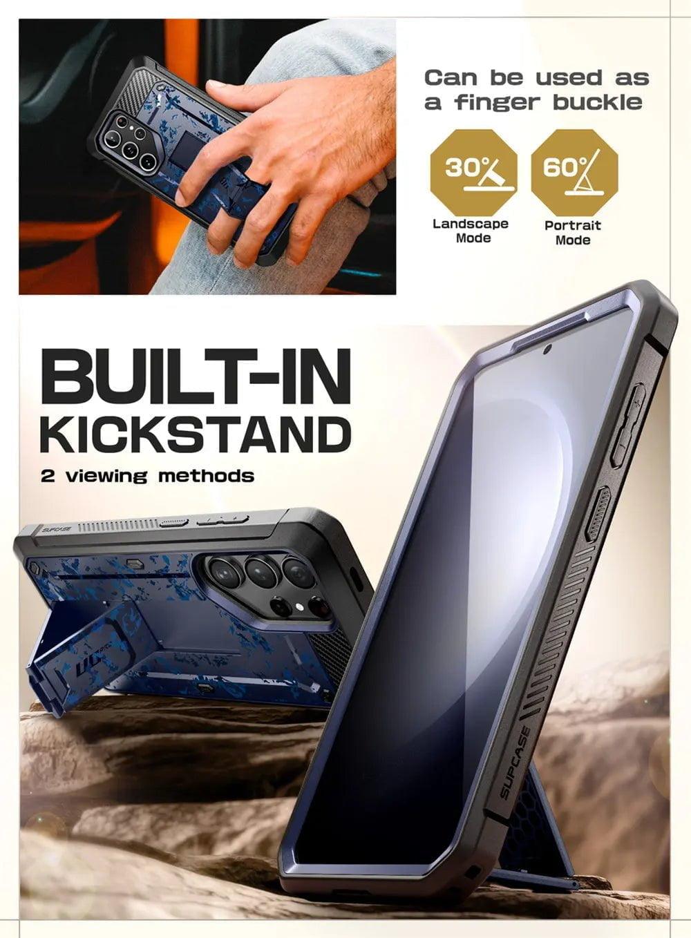 Samsung Galaxy S24 Ultra Case - Supcase UB Pro Full Body Dual Layer Protective Cover with Kickstand | Shockproof & Drop Protection for Everyday Use & Outdoor Activities