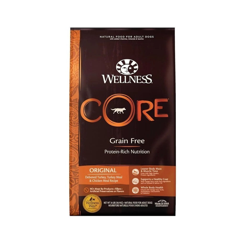 Wellness CORE Grain Free Dry Dog Food - High Protein Puppy Formula for Healthy Weight (4lb & 12lb) | Premium Nutrition for Growing Dogs - Perfect for Active Puppies & Small Breed Dogs