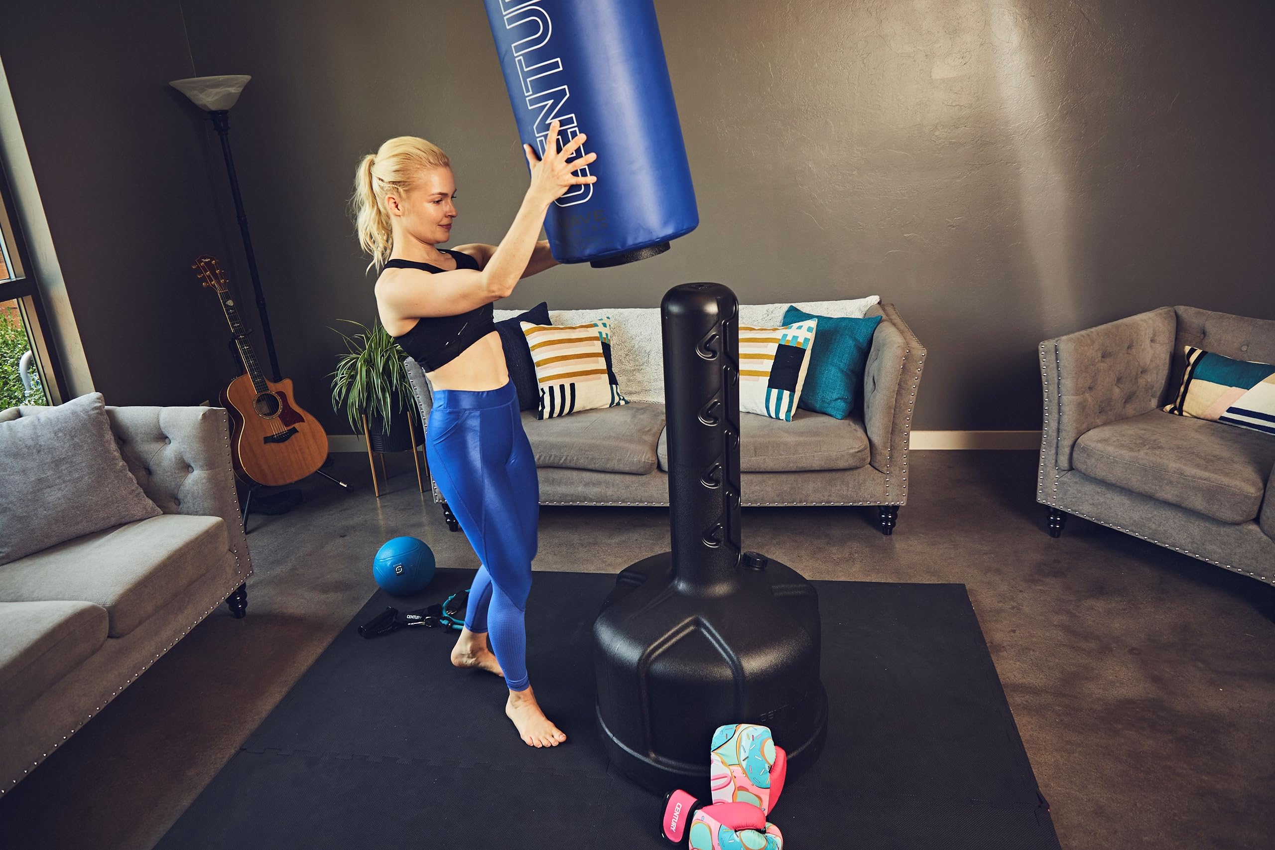 Century Original Wavemaster Freestanding Punching Bag - Adjustable Height 47