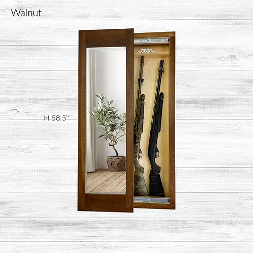 Go Secret Storage Full Length Sliding Concealment Mirror - Hidden Safe for Valuables, Jewelry & Cash - Perfect for Bedroom, Bathroom or Closet Security