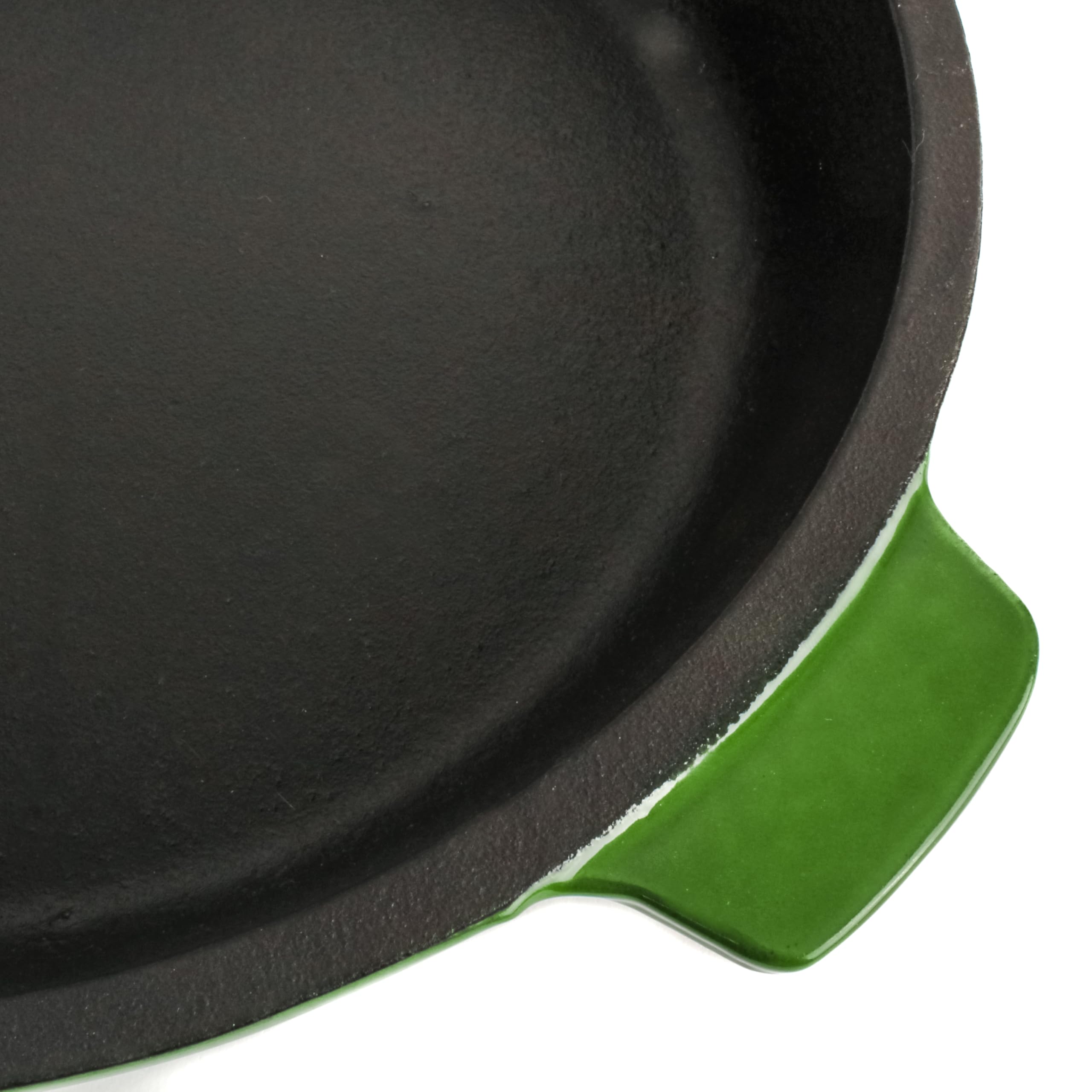 Berghoff 2-Piece Enameled Cast Iron Cookware Set - 10 Inch Fry Pan with Steak Press, Oven Safe to 400°F, Green - Perfect for Searing, Grilling & Baking at Home or Outdoor Cooking