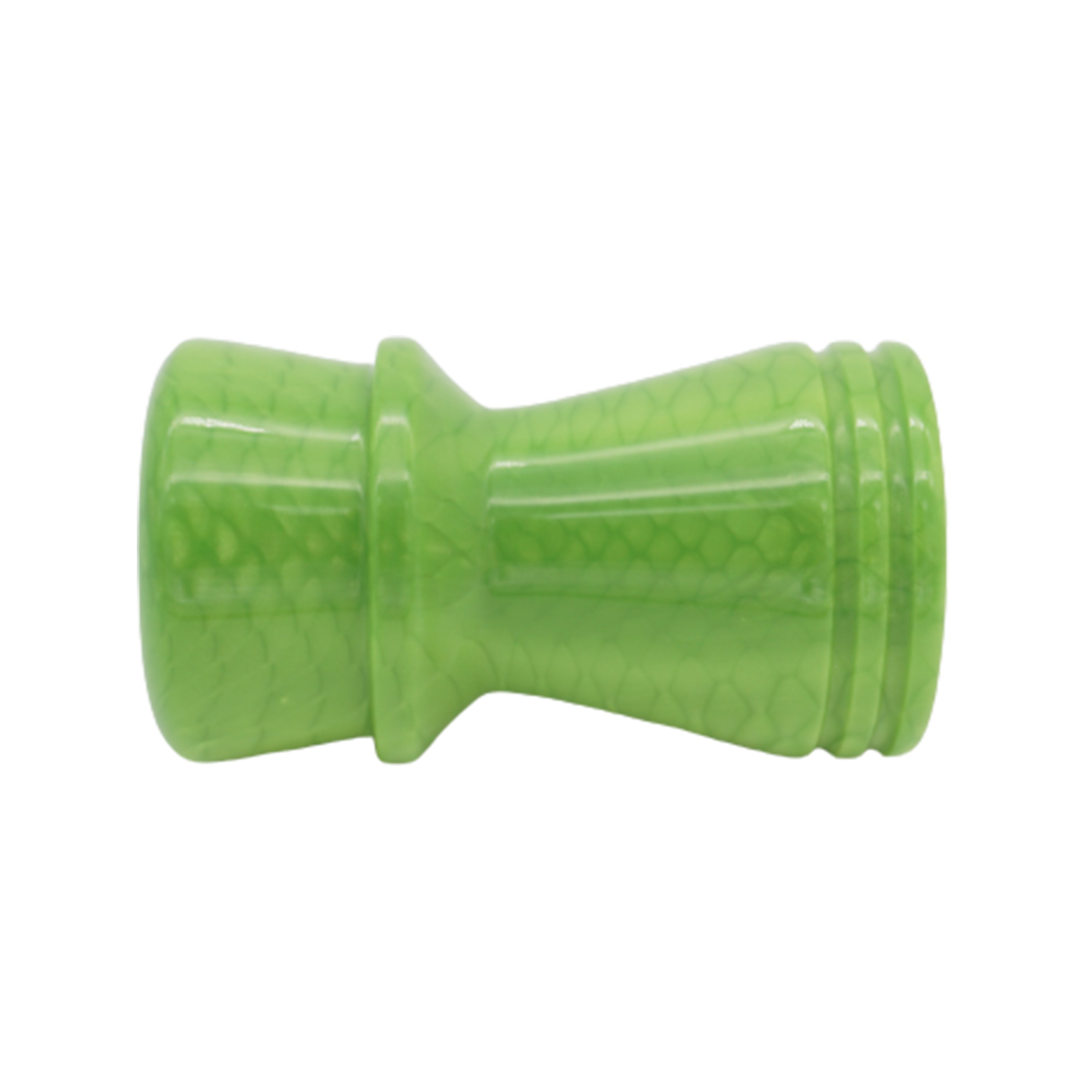 Premium Green Snakeskin Handmade Shaving Brush Handle - Fits 24mm & 26mm Knots - Perfect for Wet Shaving & Grooming Gifts for Men