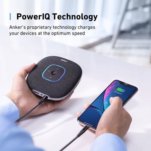 Anker PowerConf S3 Bluetooth Conference Speaker with Noise Reduction - Ideal for Business Meetings, Online Classes & Remote Work